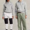 Grauer Fleece-Hoodie für Herren von Ralph Lauren Polo Sport