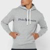 Grauer Ralph Lauren-Hoodie mit Logo für Herren