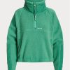 Grün Damen Ralph Lauren Ripstop-besatz Hochflor Fleece Pullover Sweatshirts