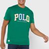 Grüne Herren Ralph Lauren Logo Rundhals T-Shirts