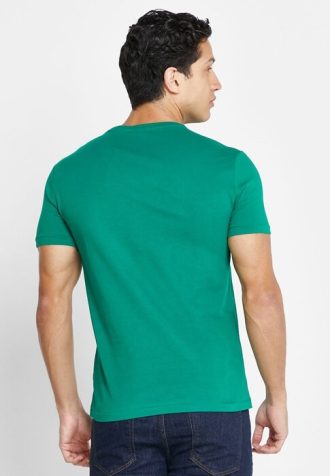 Grüne Herren Ralph Lauren Logo Rundhals T-Shirts