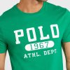 Grüne Herren Ralph Lauren Logo Rundhals T-Shirts