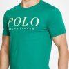 Grüne Herren Ralph Lauren Logo Rundhals T-Shirts