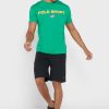 Grüne Herren Ralph Lauren Logo Rundhals T-Shirts