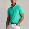 Grüne Poloshirts aus Mesh im Slim Fit von Ralph Lauren für Herren