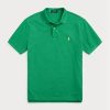 Grüne Poloshirts aus Mesh im Slim Fit von Ralph Lauren für Herren