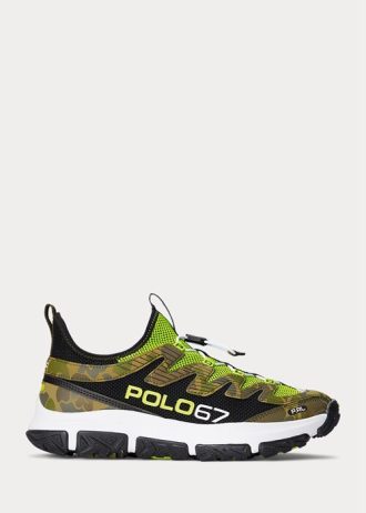 Grüne Ralph Lauren Adventure 300LT Sneakers für Herren