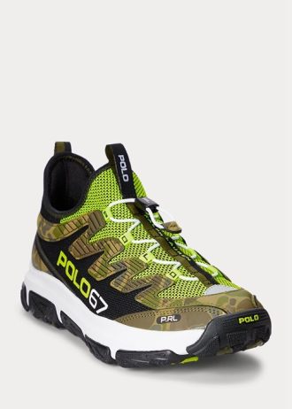 Grüne Ralph Lauren Adventure 300LT Sneakers für Herren