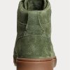 Grüne Ralph Lauren Court Wildleder-High-Top-Sneakers für Herren
