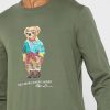 Grüne Ralph Lauren Graphic T-Shirts mit Rundhalsausschnitt für Herren