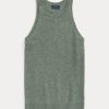 Grüne Ralph Lauren Kaschmir-Tanktops für Damen
