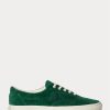 Grüne Ralph Lauren Keaton Cord-Sneakers für Herren