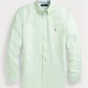 Grüne Ralph Lauren Slim Fit Oxford-Hemden für Herren
