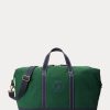 Grüne Reisetaschen aus Canvas mit Ralph Lauren-Logo-Stickerei für Herren