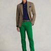 Grüne Stretch-Chinohose im Slim Fit von Ralph Lauren für Herren