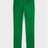 Grüne Stretch-Chinohose im Slim Fit von Ralph Lauren für Herren