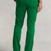 Grüne Stretch-Chinohose im Slim Fit von Ralph Lauren für Herren
