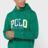 Grüner Ralph Lauren Logo-Hoodie für Herren