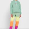 Grüner Ralph Lauren Strick-Hoodie mit Taschendetail für Damen