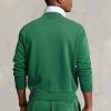 Grünes Fleece-Sweatshirt mit Ralph Lauren-Logo für Herren