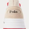 Hellgraue Ralph Lauren Trackster 200II Knit Sneakers für Herren