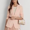 Hellrosa/Vanille Ralph Lauren Tayler Umhängetaschen aus Nappaleder für Damen