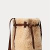 Honig/Creme Damen Ralph Lauren Shearling Mini Bellport Bucket Bags