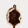 Honig/Creme Damen Ralph Lauren Shearling Mini Bellport Bucket Bags