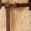 Honig/Creme Damen Ralph Lauren Shearling Mini Bellport Bucket Bags
