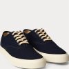 Indigoblaue Ralph Lauren Canvas-Sneaker für Herren