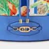 Khaki/New England Blue Ralph Lauren Monogram Large Andie Handtasche für Damen