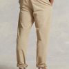 Khakifarbene Baggy-Fit-Canvas-Hose mit Falten für Herren von Ralph Lauren