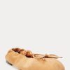 Khakifarbene Ballerinas „The Suede Pony“ von Ralph Lauren für Damen