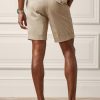 Khakifarbene, maßgeschneiderte Stretch-Chino-Shorts von Ralph Lauren für Herren