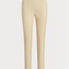 Khakifarbene Ralph Lauren GolfStretch-Sporthose für Damen