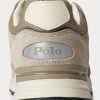 Khakifarbene Ralph Lauren Trackster 200 Sneakers für Herren