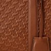 Lauren Tan/Buff Damen Ralph Lauren Geprägtes Leder Mittlere Kaden Satchel Taschen