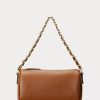 Lauren Tan Damen Ralph Lauren Nappaleder Kleine Emelia Schultertaschen