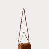 Lauren Tan Damen Ralph Lauren Nappaleder Kleine Emelia Schultertaschen