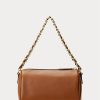 Lauren Tan Damen Ralph Lauren Nappaleder Kleine Emelia Schultertaschen