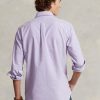 Lila Ralph Lauren Slim Fit Oxford-Hemden für Herren