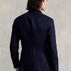 Marineblaue Anzugsakko aus weichem Leinen für Herren von Ralph Lauren Polo