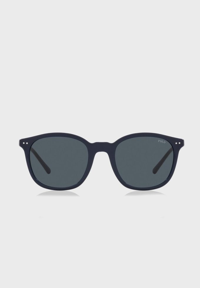 Marineblaue Herren-Wayfarer-Sonnenbrille Ralph Lauren 0Ph4188