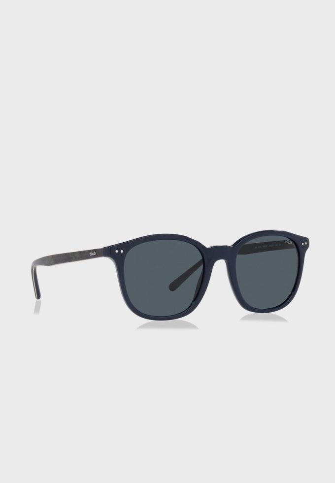 Marineblaue Herren-Wayfarer-Sonnenbrille Ralph Lauren 0Ph4188