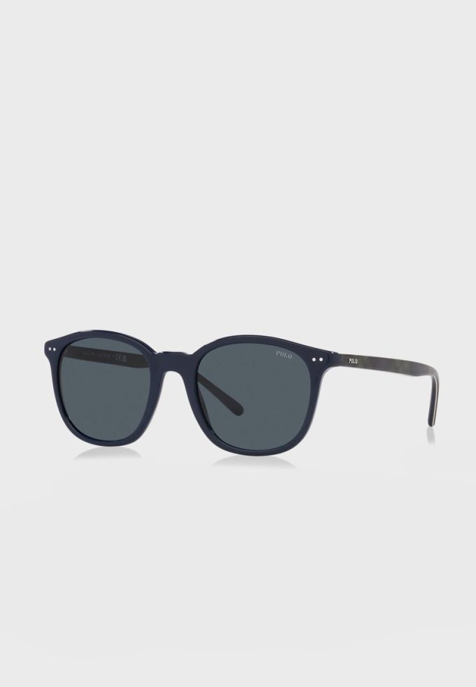 Marineblaue Herren-Wayfarer-Sonnenbrille Ralph Lauren 0Ph4188