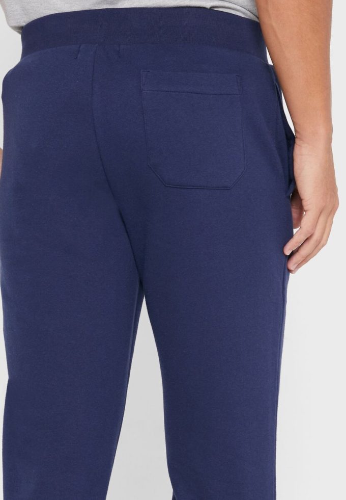 Marineblaue Jogginghose mit Bündchen und Logo von Ralph Lauren für Herren