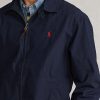 Marineblaue Polo Ralph Lauren Bayport Popeline-Jacken für Herren