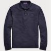 Marineblaue Poloshirts aus Piqué im Slim Fit von Ralph Lauren für Herren
