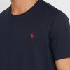 Marineblaue Poloshirts mit gesticktem Logo und Rundhalsausschnitt für Herren von Ralph Lauren