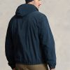Marineblaue Ralph Lauren Denim-Kapuzenjacken für Herren